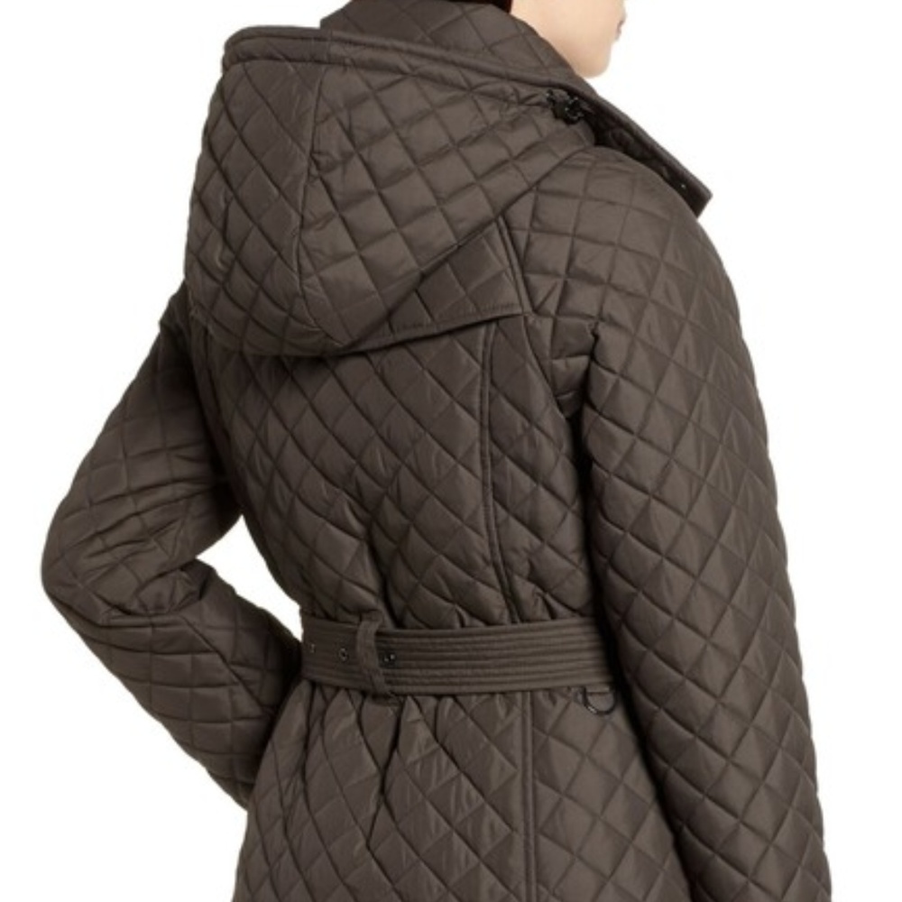 London Fog - Diamond Quilted Hooded Jacket M - Picture 4 of 6